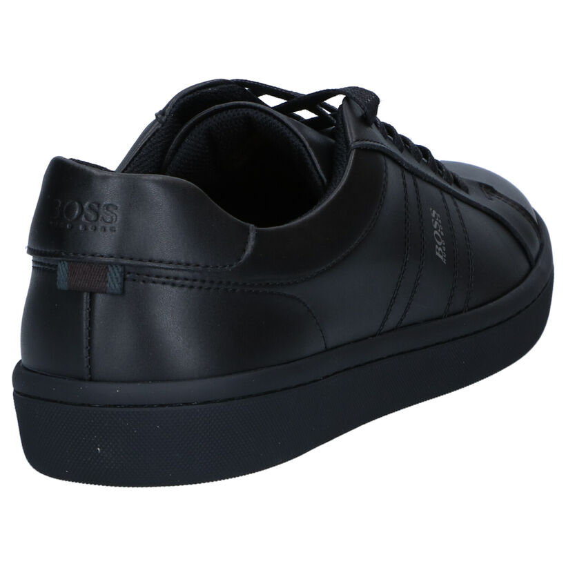 Boss Ribeira Chaussures à lacets en Noir en cuir (296447)