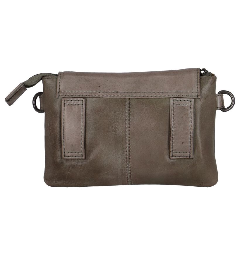 Taupe Crossbody Tas Burkely Noble Nova in leer (262520)