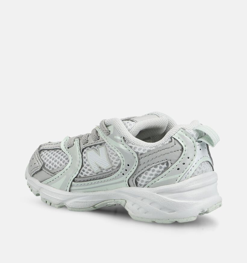 New Balance 530 Baskets basses en Blanc pour gar&ccedil;ons, filles (375196) - pour semelles orthop&eacute;diques