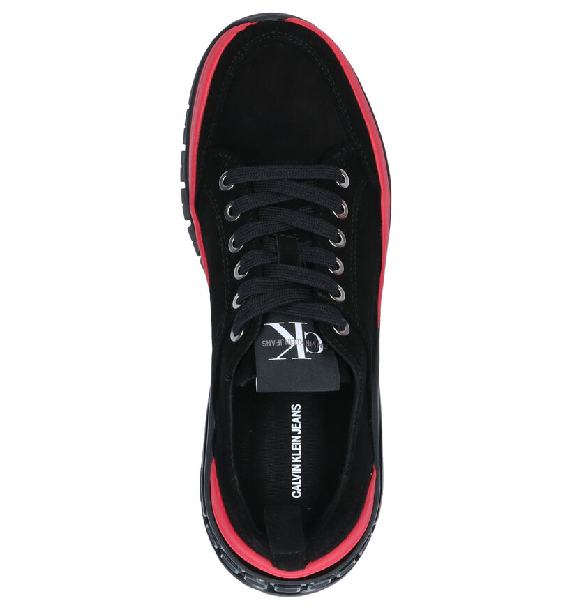 Calvin Klein Tisha Zwarte Veterschoenen in nubuck (255824)