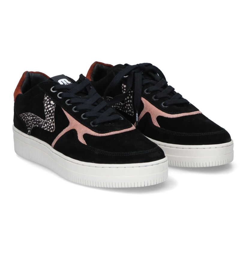 Maruti Mono Zwarte Sneakers voor dames (326905) - geschikt voor steunzolen