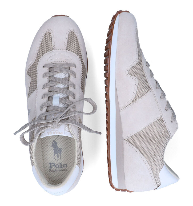 Polo Ralph Lauren Train Beige Sneakers voor heren (303401) - geschikt voor steunzolen