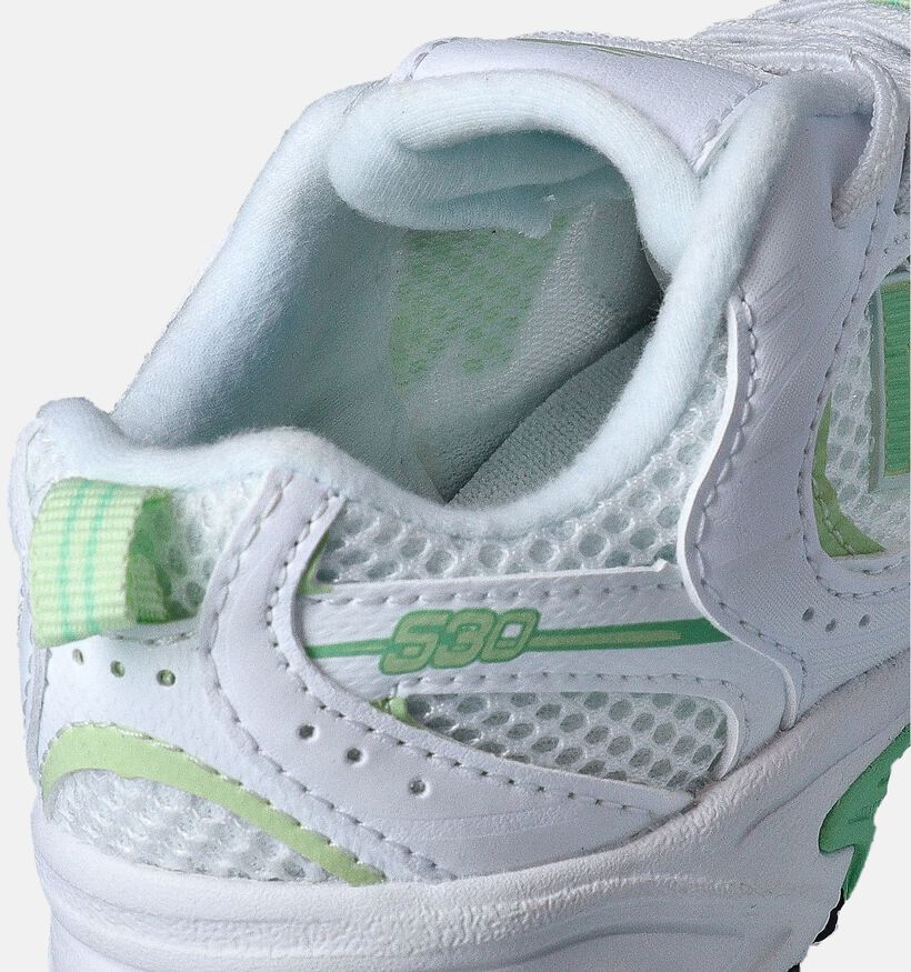 New Balance 530 Baskets en Blanc pour filles, garçons (350296) - pour semelles orthopédiques