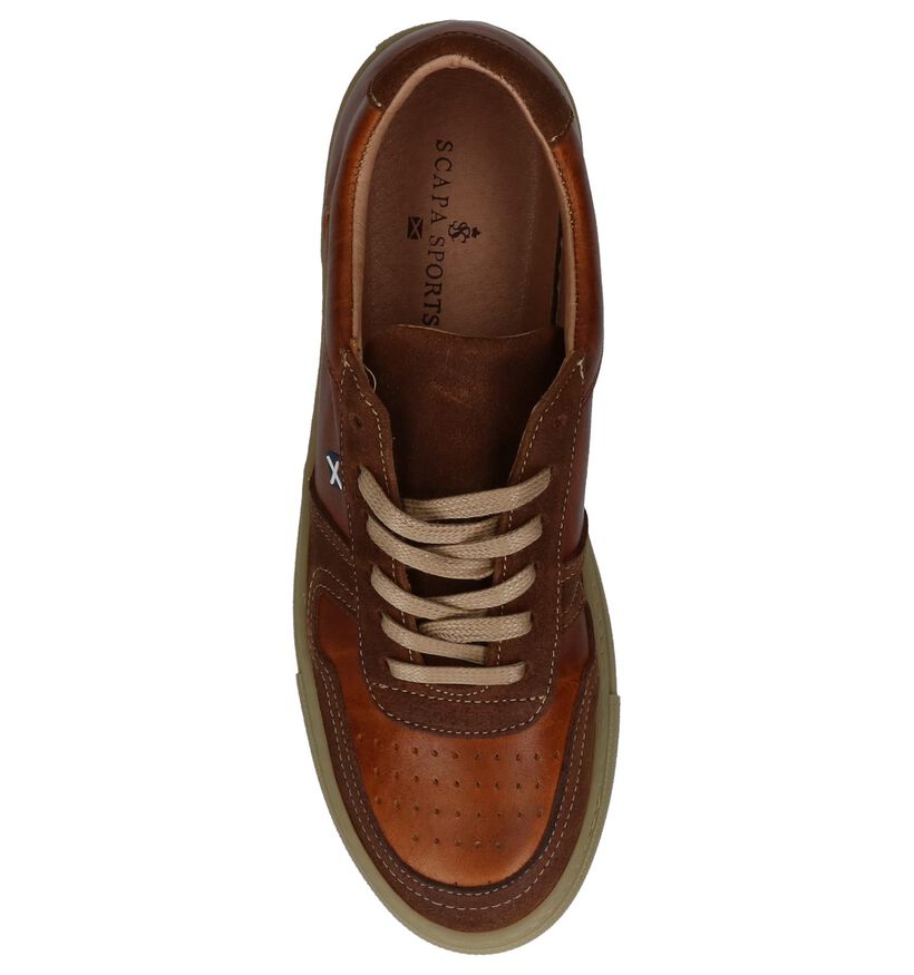 Scapa Chaussures basses en Cognac en cuir (227395)