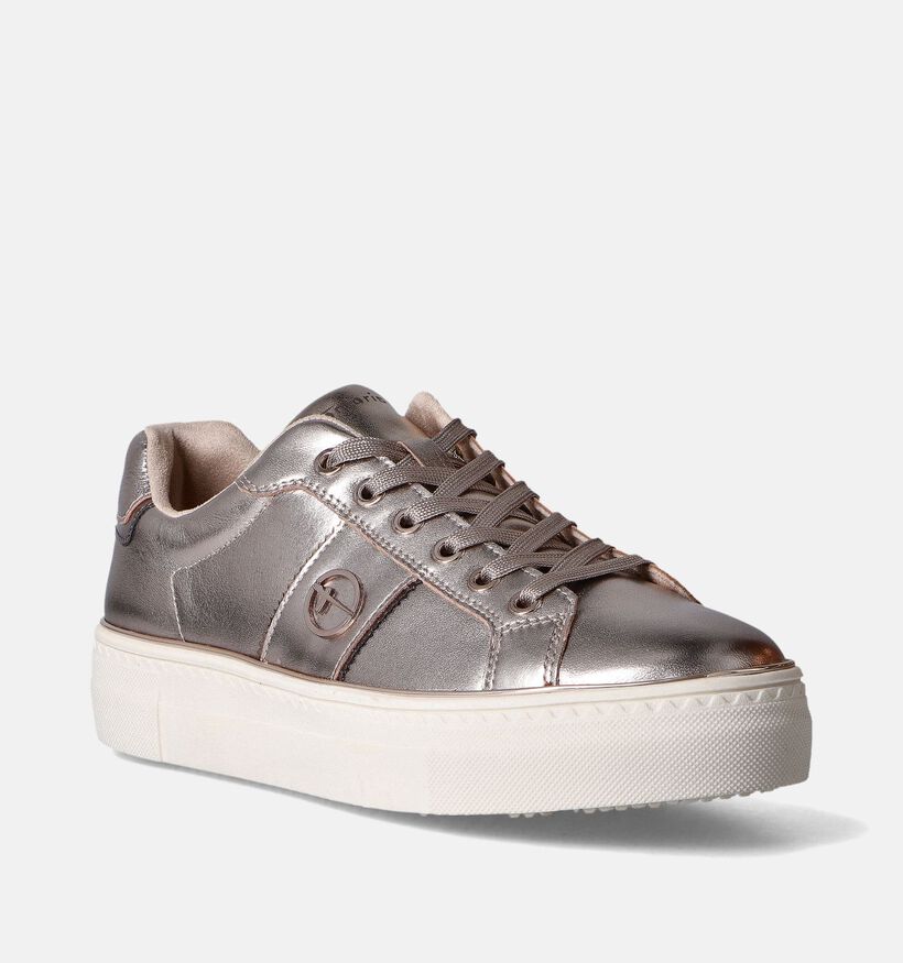Tamaris Chaussures à lacets en Or pour femmes (351570) - pour semelles orthopédiques