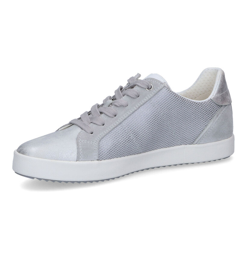 Geox Blomiee Zilveren Veterschoenen voor dames (306990)