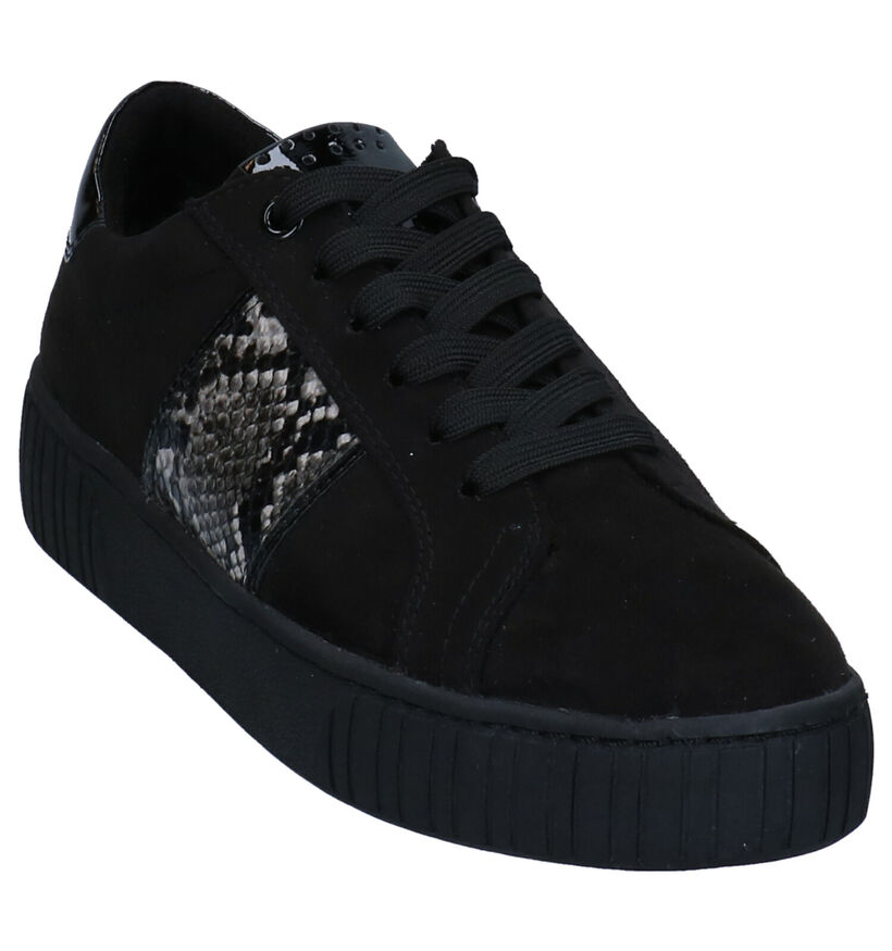 Youh! Baskets habillées en Noir en daim (277621)