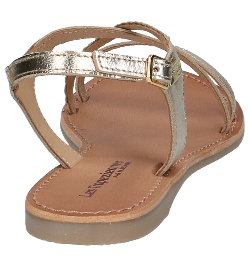 Les Tropeziennes Hanano Bronzen Sandalen in leer (274934)