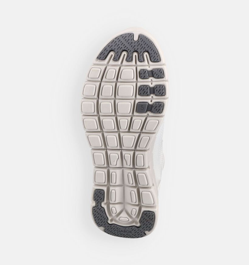 Gabor Witte Sneakers voor dames (371191) - geschikt voor steunzolen