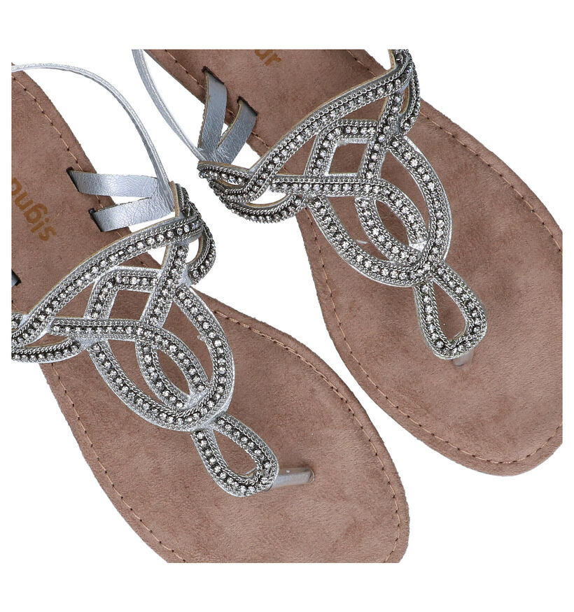 Signatur Zilveren Sandalen voor dames (288661)