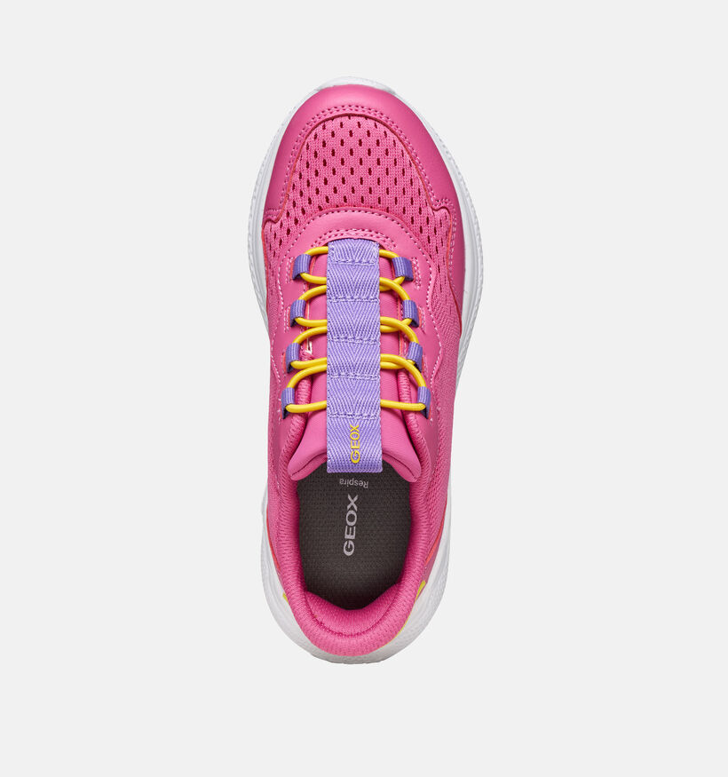 Geox Sprintye Fast-In Roze Slip-on Sneakers voor meisjes (370156) - geschikt voor steunzolen