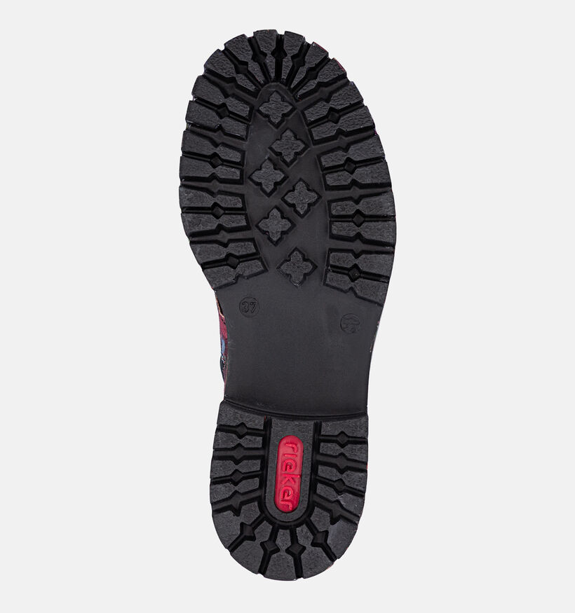 Rieker Antistress Boots &agrave; lacets en Violet/Multi pour femmes (379964)