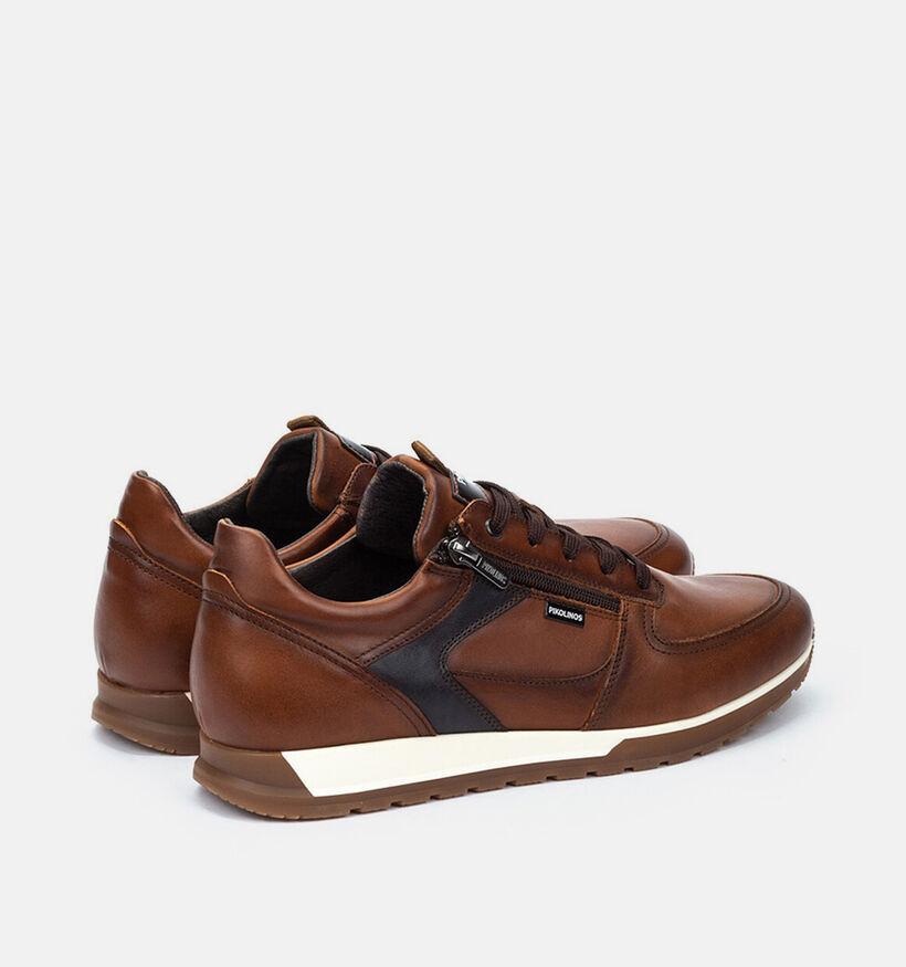 Pikolinos Cambil Chaussures plates en Cognac pour hommes (379270) - pour semelles orthop&eacute;diques