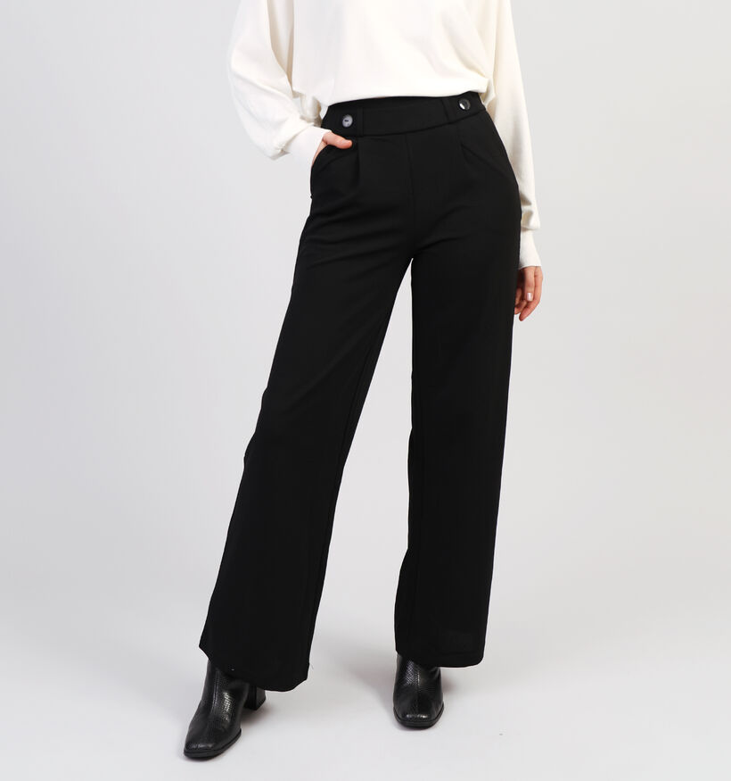 JDY Geggo Zwarte Wijde broek L34 voor dames (351369)