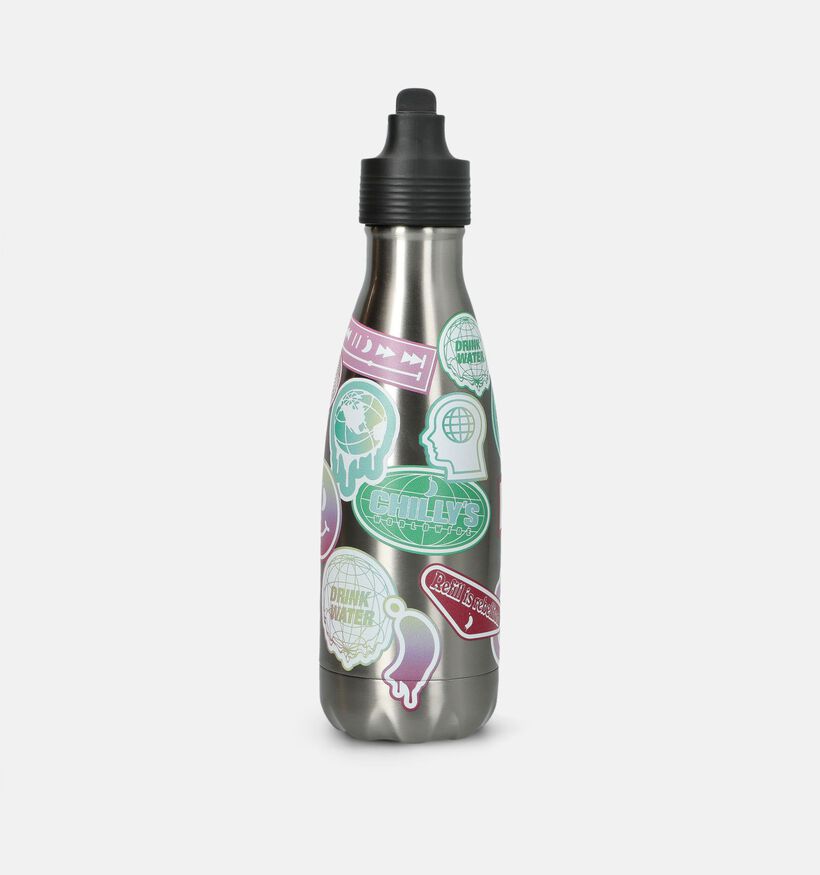 Chilly's Kids Bottle Gourde en Argent 350ml pour filles, gar&ccedil;ons (383667)