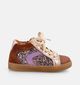 FR by Romagnoli Cognac/Ros&eacute; Gouden Sneakers voor meisjes (378998) - geschikt voor steunzolen