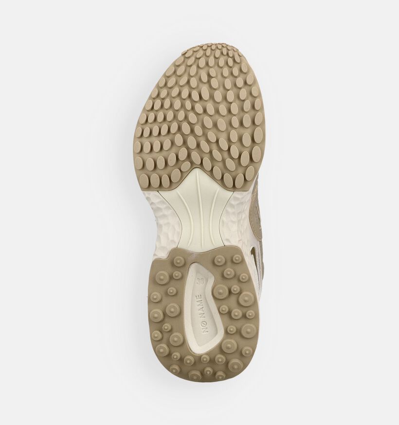 No Name Carter 2.0 Tech Baskets en Or/Blanc pour femmes (368704) - pour semelles orthop&eacute;diques