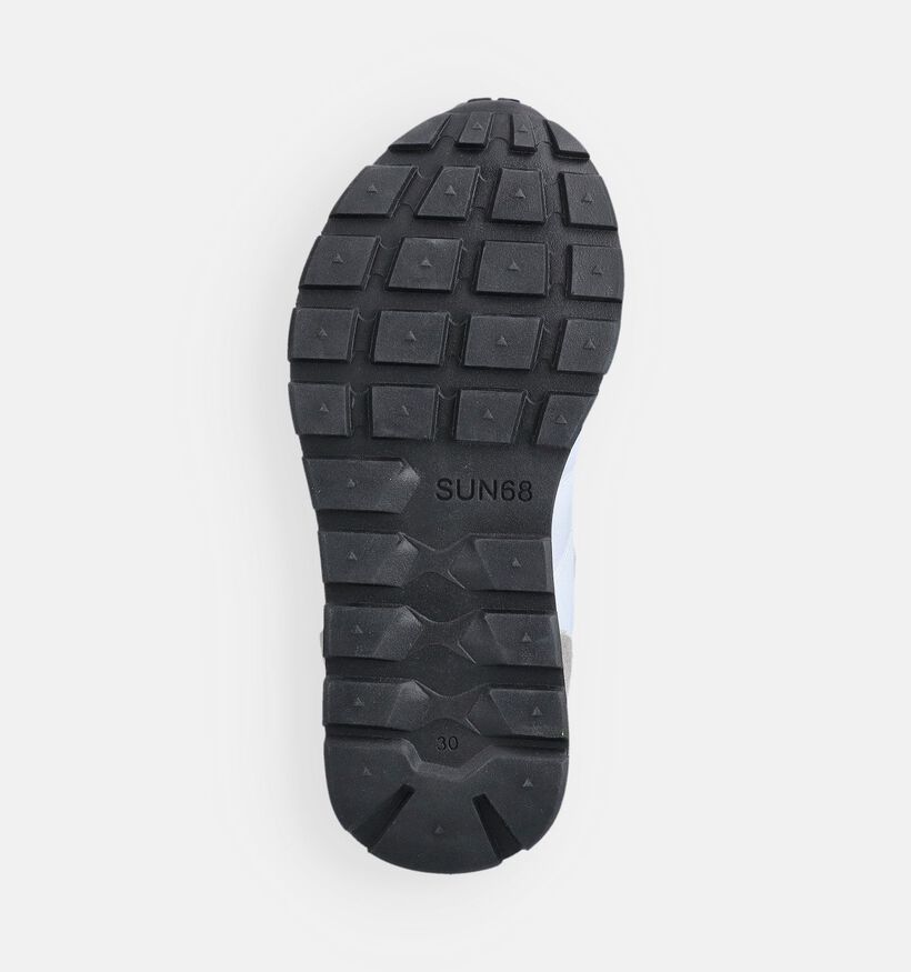 Sun68 Jaki Solid Witte Sneakers voor meisjes, jongens (369063) - geschikt voor steunzolen