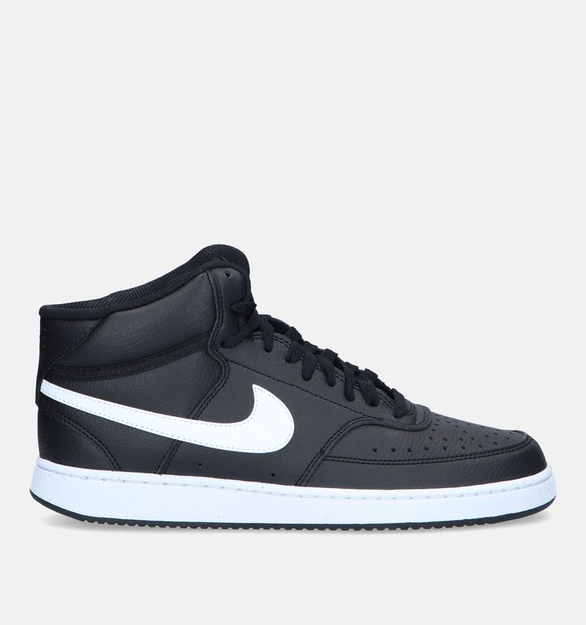 Nike Court Vision Mid Baskets en Noir pour hommes (325144)