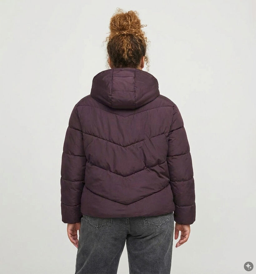 ONLY Carmakoma Clair Bruine Pufferjas met Kap voor dames (378389)