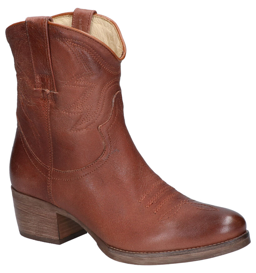 Antonio Moretto Bottes basses en Cognac en cuir (270950)