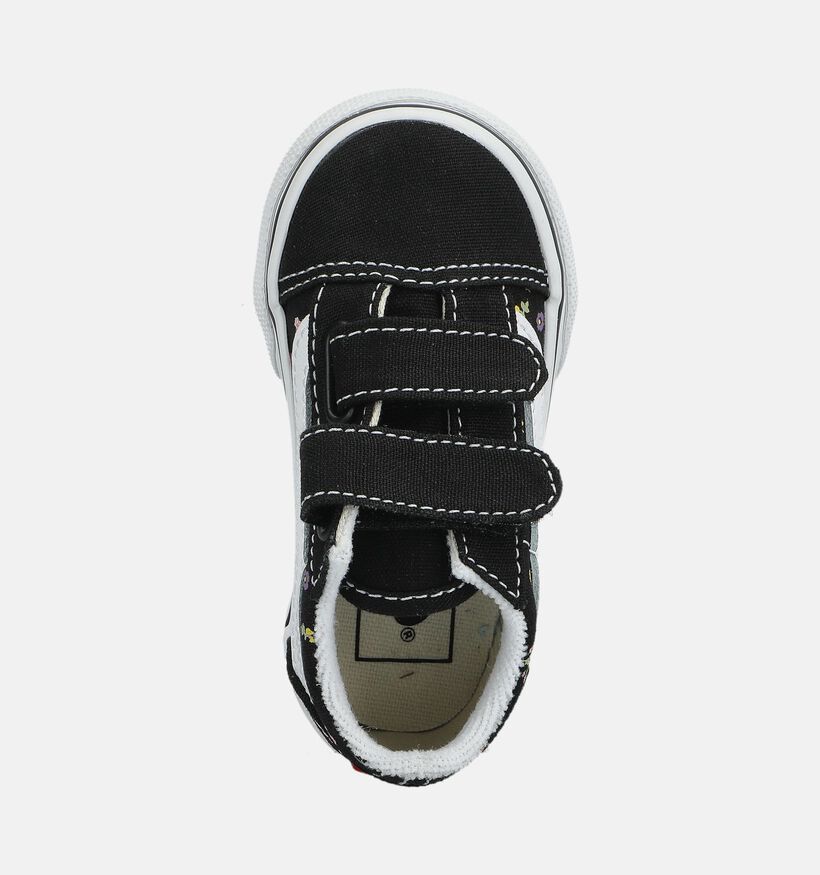 Vans Old Skool Baskets basses pour b&eacute;b&eacute; en Noir pour filles, gar&ccedil;ons (376415)