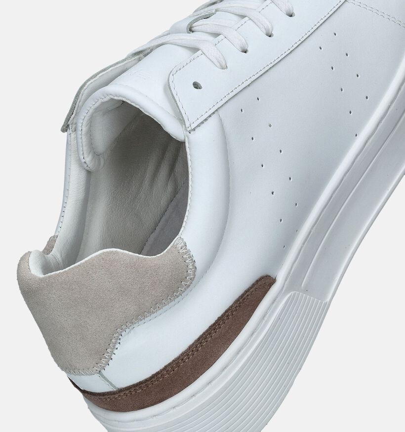 Cycleur de Luxe Baskets basses en Blanc pour hommes (355216) - pour semelles orthopédiques