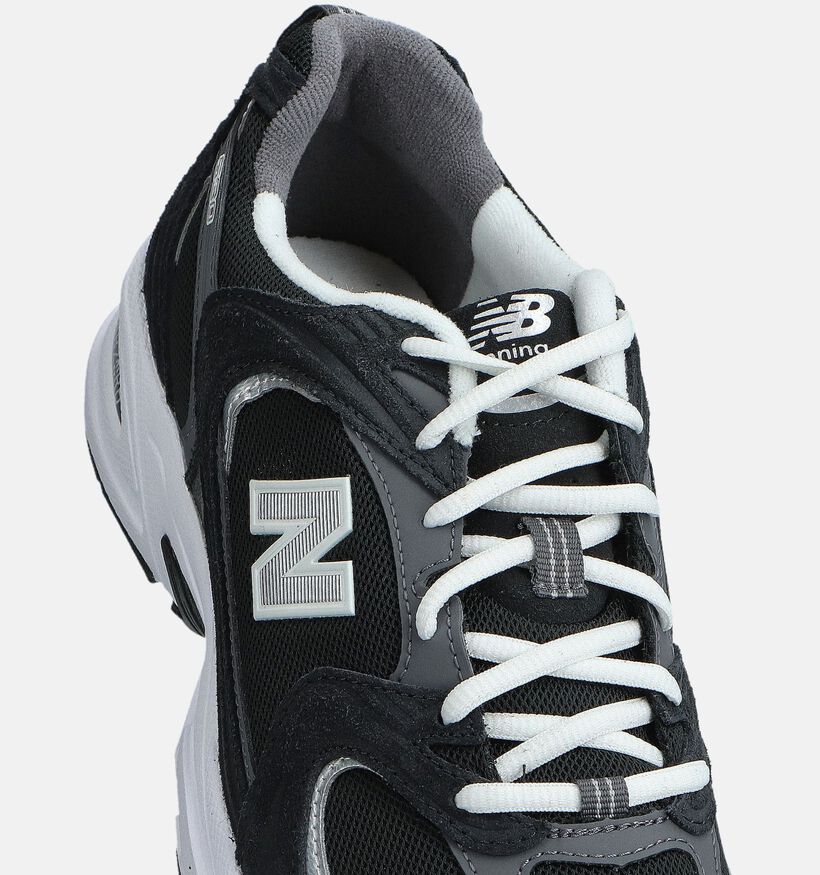 New Balance 530 Baskets en Noir pour hommes (366254) - pour semelles orthopédiques