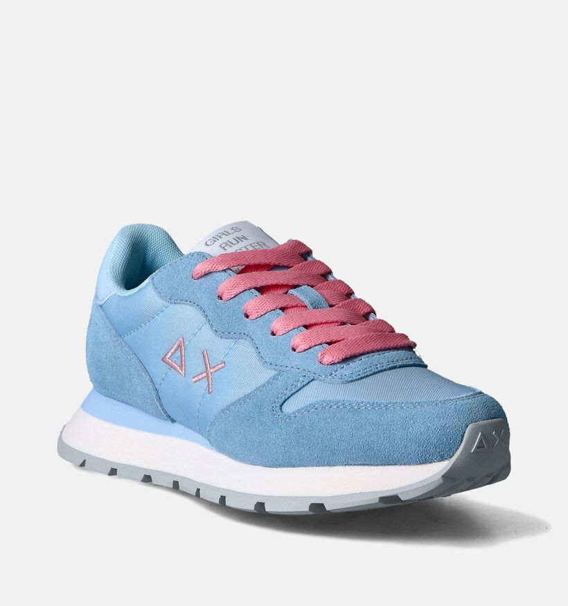 Sun68 Ally Solid Nylon Baskets casual en Bleu pour femmes (351684) - pour semelles orthopédiques