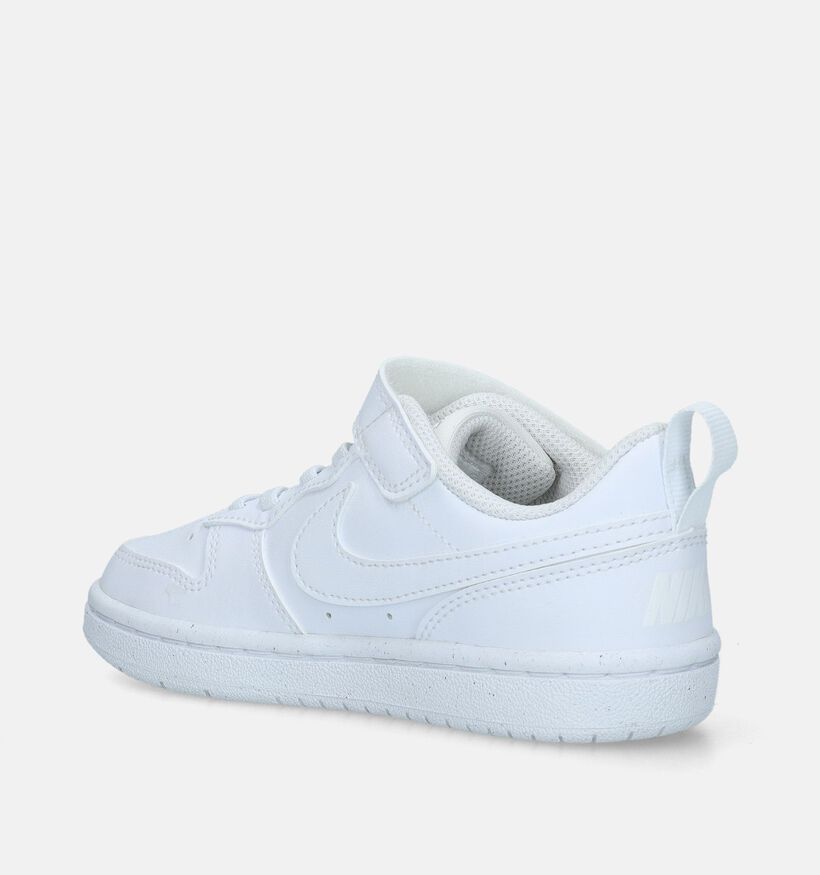 Nike Court Borough Witte Sneakers voor meisjes (347716)