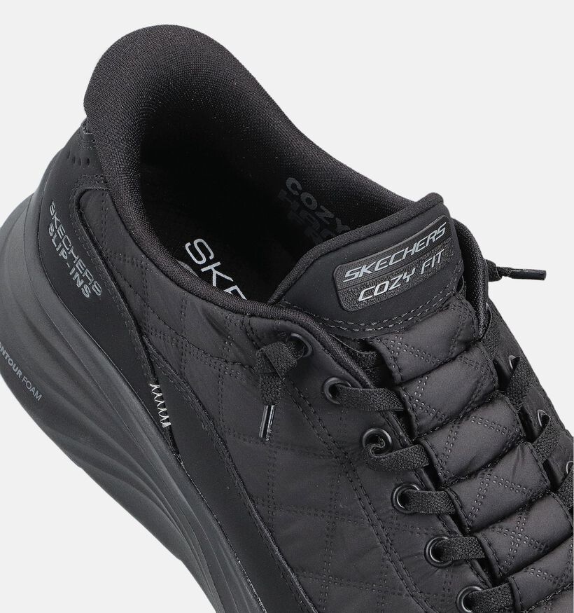Skechers Contour Foam Cozy Fit Zwarte Sneakers voor heren (366500)