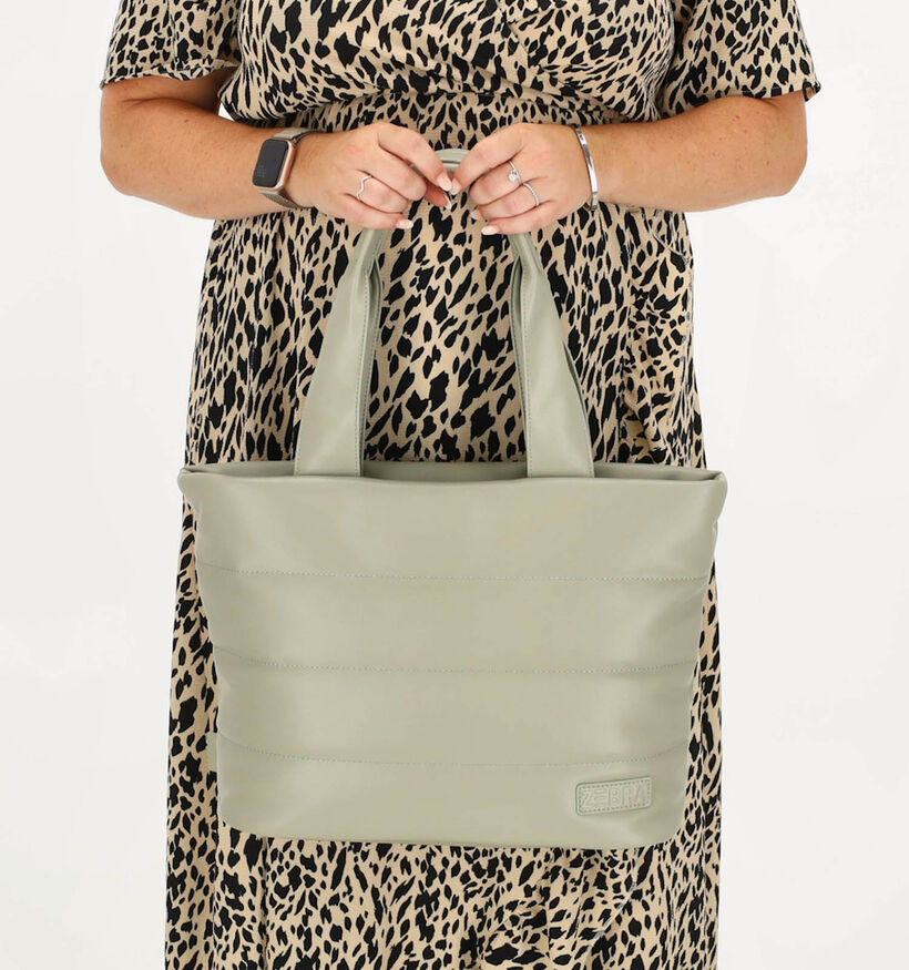 Zebra Groene Shopper voor dames (358995)