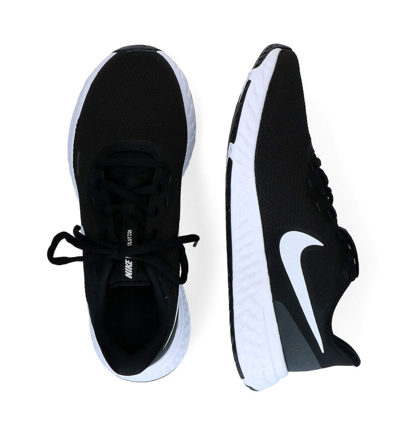 Nike Revolution 5 Baskets en Noir en simili cuir (290920)