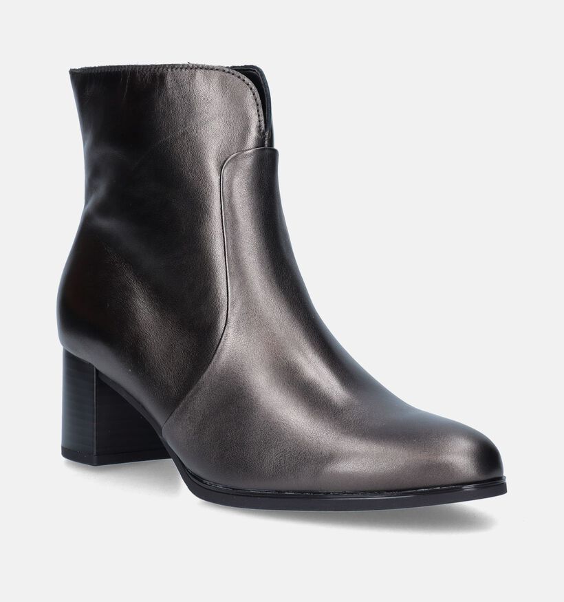 Gabor Best Fitting Bronzen Enkellaarsjes met hak voor dames (347091)