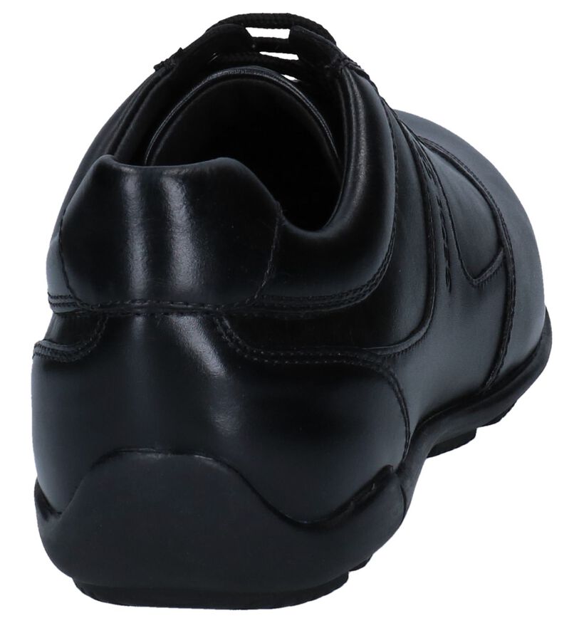 Geox Chaussures basses en Noir en cuir (251614)