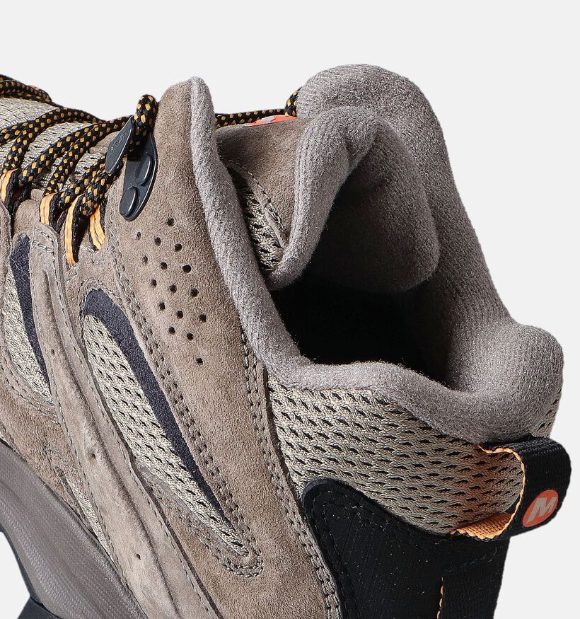 Merrell Moab 3 Mid GTX Taupe Wandelschoenen voor heren (352773) - geschikt voor steunzolen