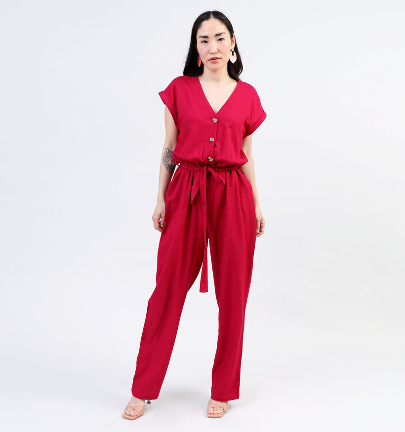 Pieces Muna Rode Jumpsuit voor dames (342019)