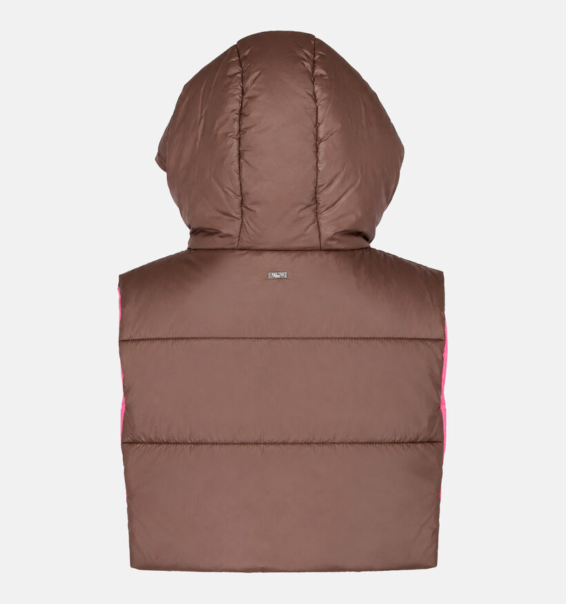 Deeluxe Original Andriva Manteau court en Marron/Rose pour femmes, hommes (382287)