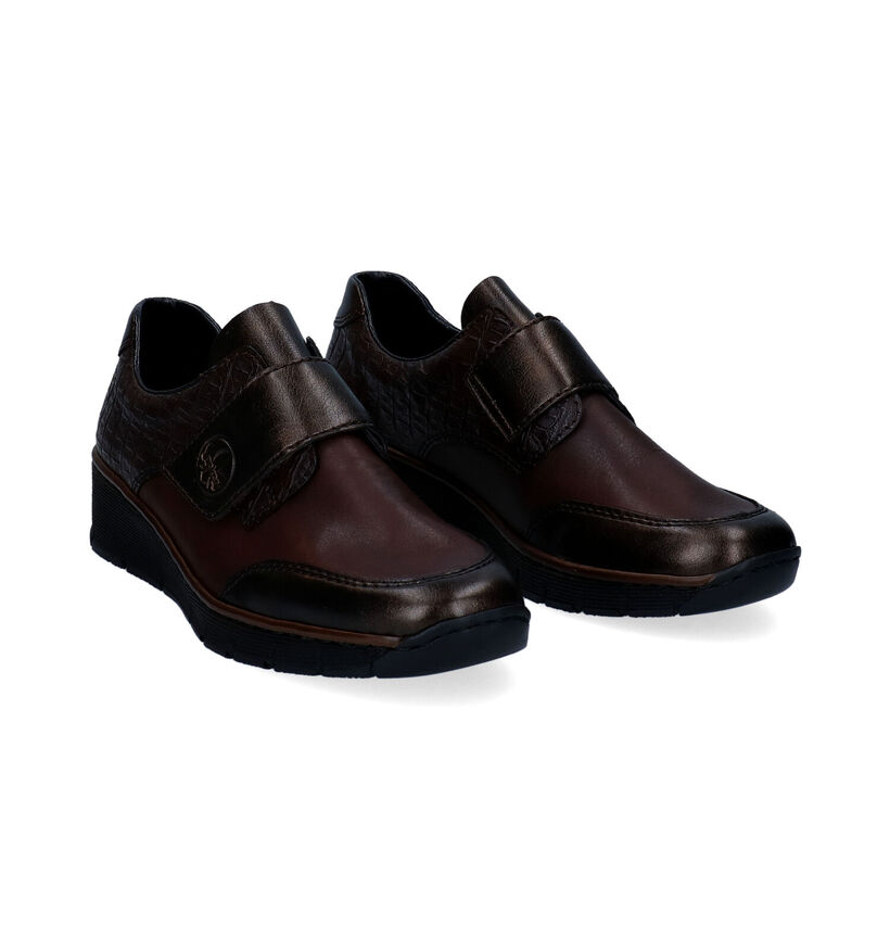 Rieker Chaussures confort en Brun foncé en cuir (298607)