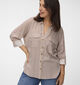 Vero Moda Curve Bumpy Bruine Hemd voor dames (381431)