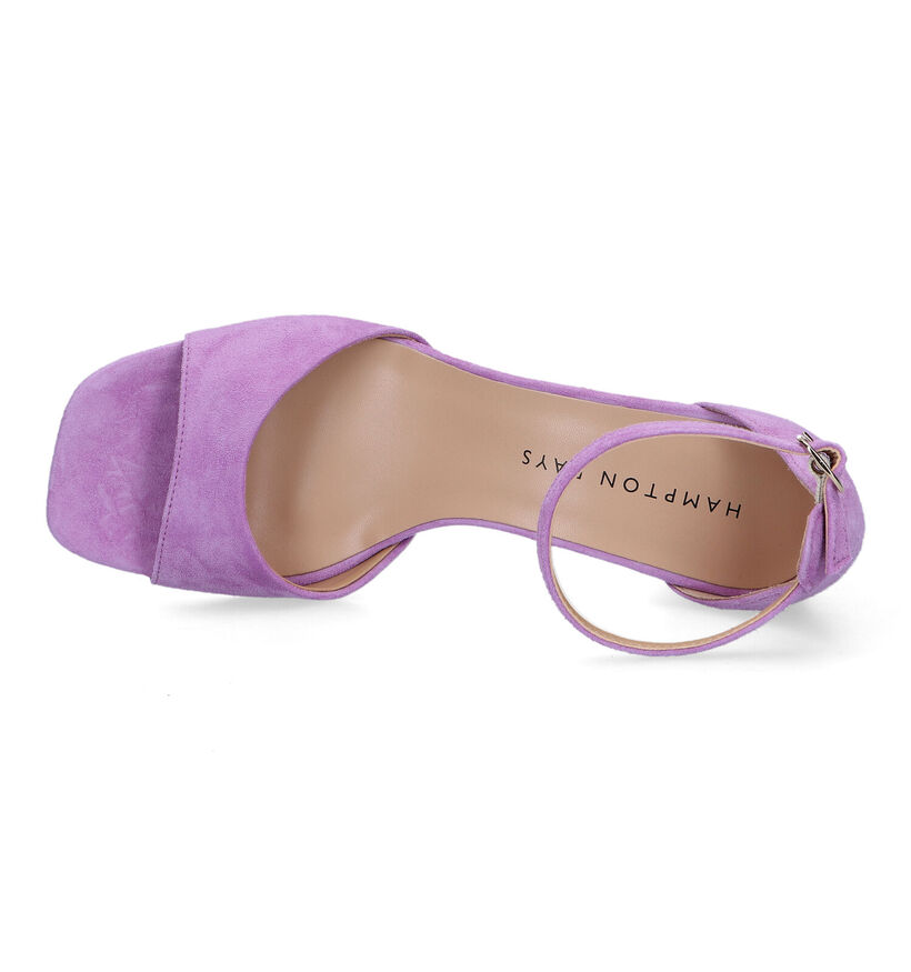 Hampton Bays Sandales avec talon fermé en Mauve pour femmes (324189)