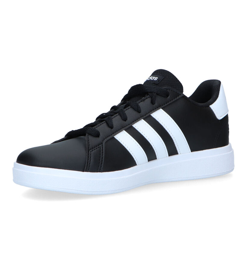 adidas Grand Court 2.0 K Witte Sneakers voor jongens, meisjes (341645)