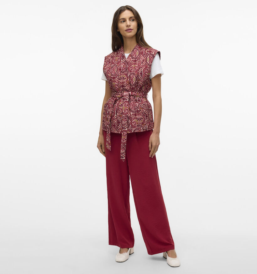 Vero Moda Florence Fae Manteau en Rouge pour femmes (366408)