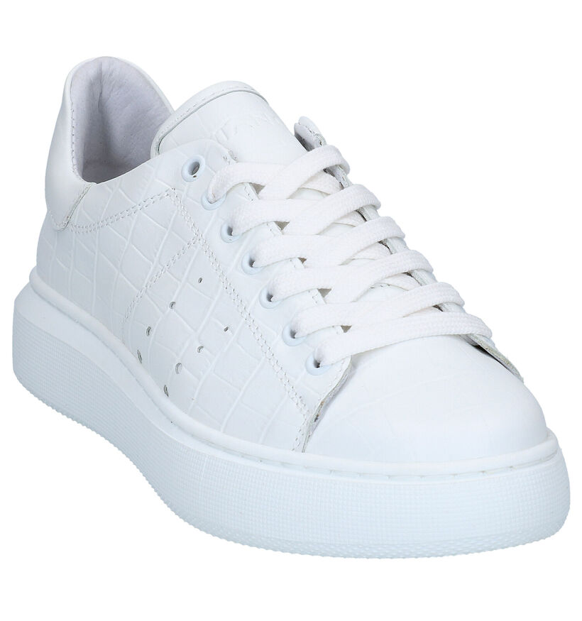 Tango Ingeborg Witte Veterschoenen in leer (298481)