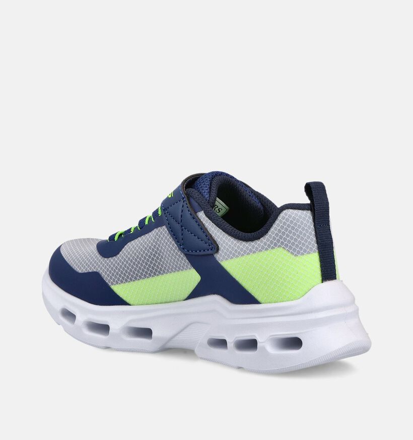 Skechers Glide-Step Drift Zorzox Donkerblauwe Sneakers voor jongens, meisjes (375678)