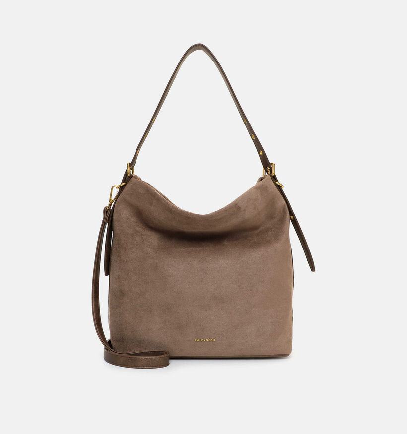 Emily & Noah Laren Taupe Schoudertas voor dames (381172)