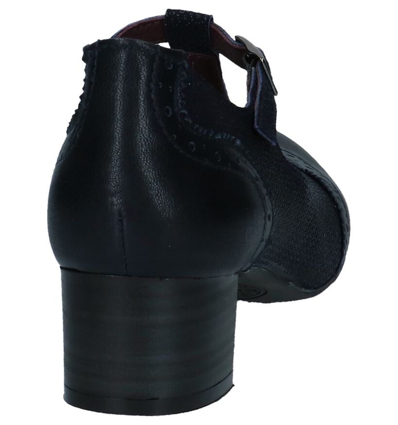 Brako Anatomics Donker Blauwe Pumps Comfort in leer (232686)