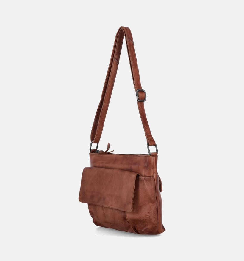 Bear Desing Cognac Crossbody tas voor dames (358916)