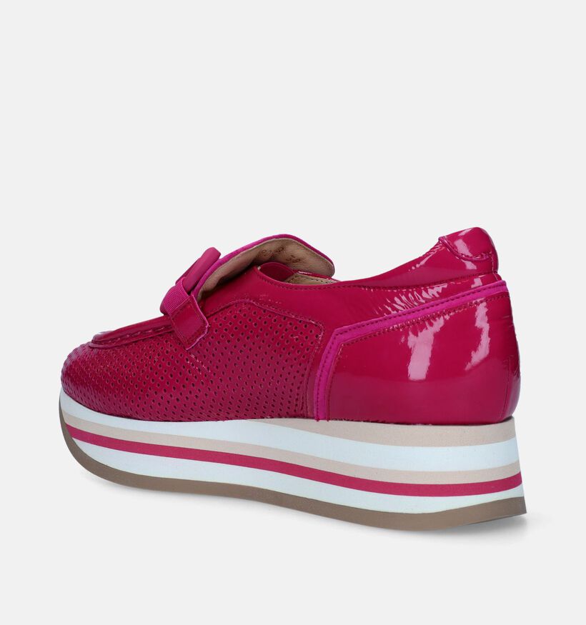 Softwaves Chaussures à enfiler en Rose fuchsia pour femmes (340417) - pour semelles orthopédiques