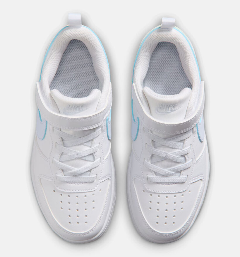 Nike Court Borough Witte Sneakers voor meisjes (376161)
